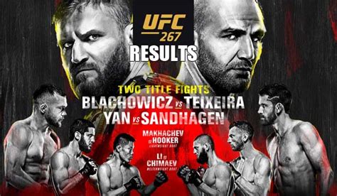 ufc 267 results|ufc 267 results tonight.